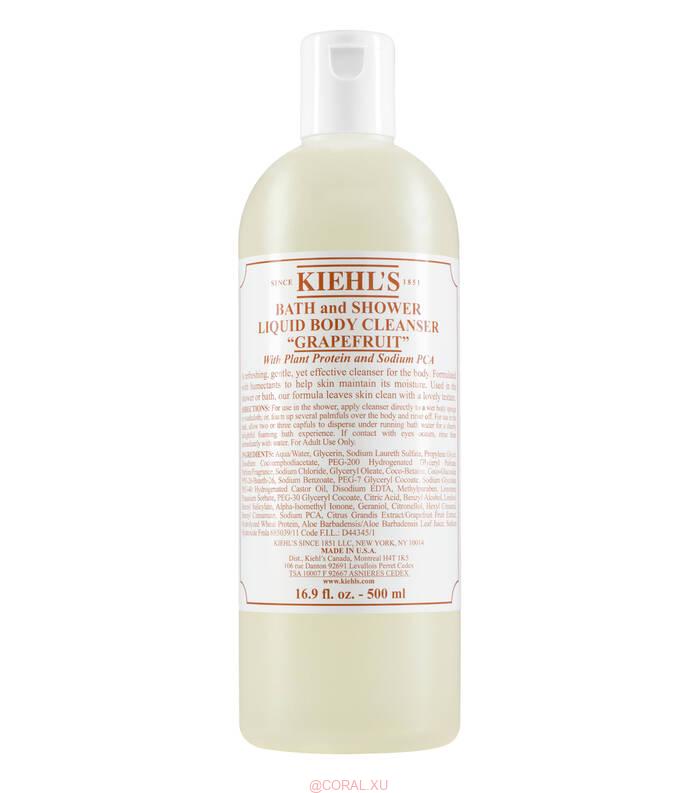 4 官 - Kiehl’s Bath and Shower Liquid Body Cleanser Review